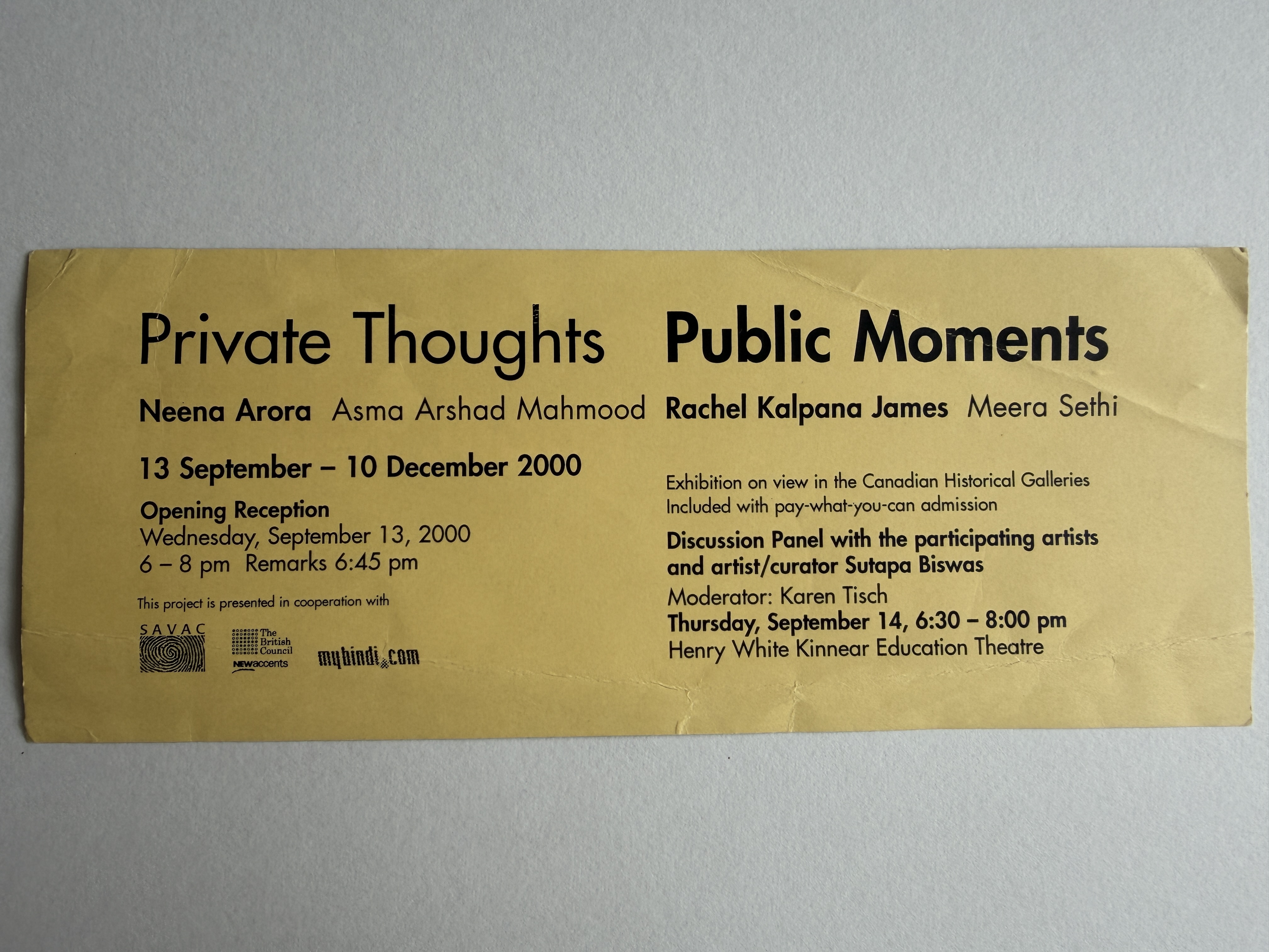 Private Thoughts Public Moments 2
