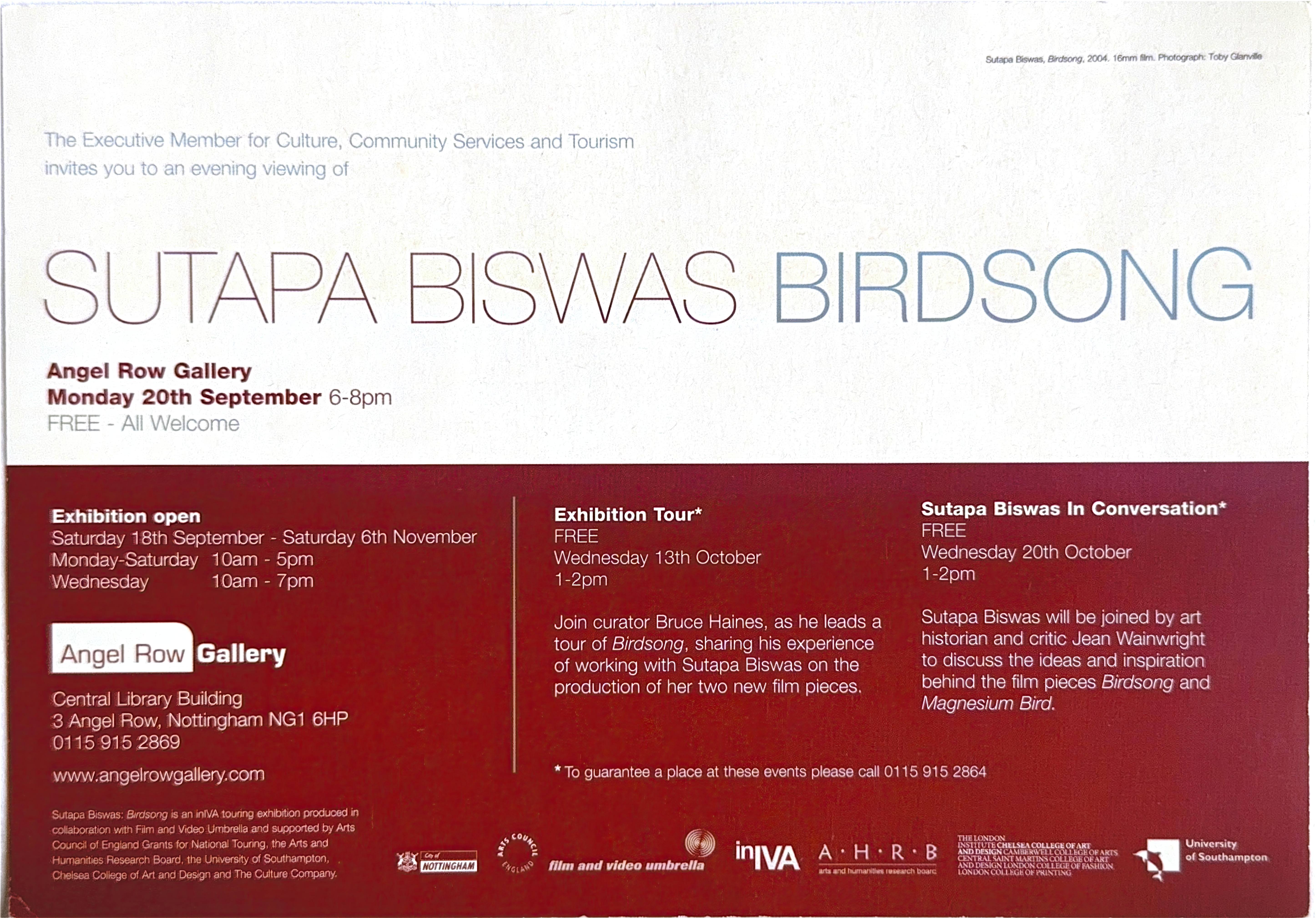 Sutapa Biswas: Birdsong