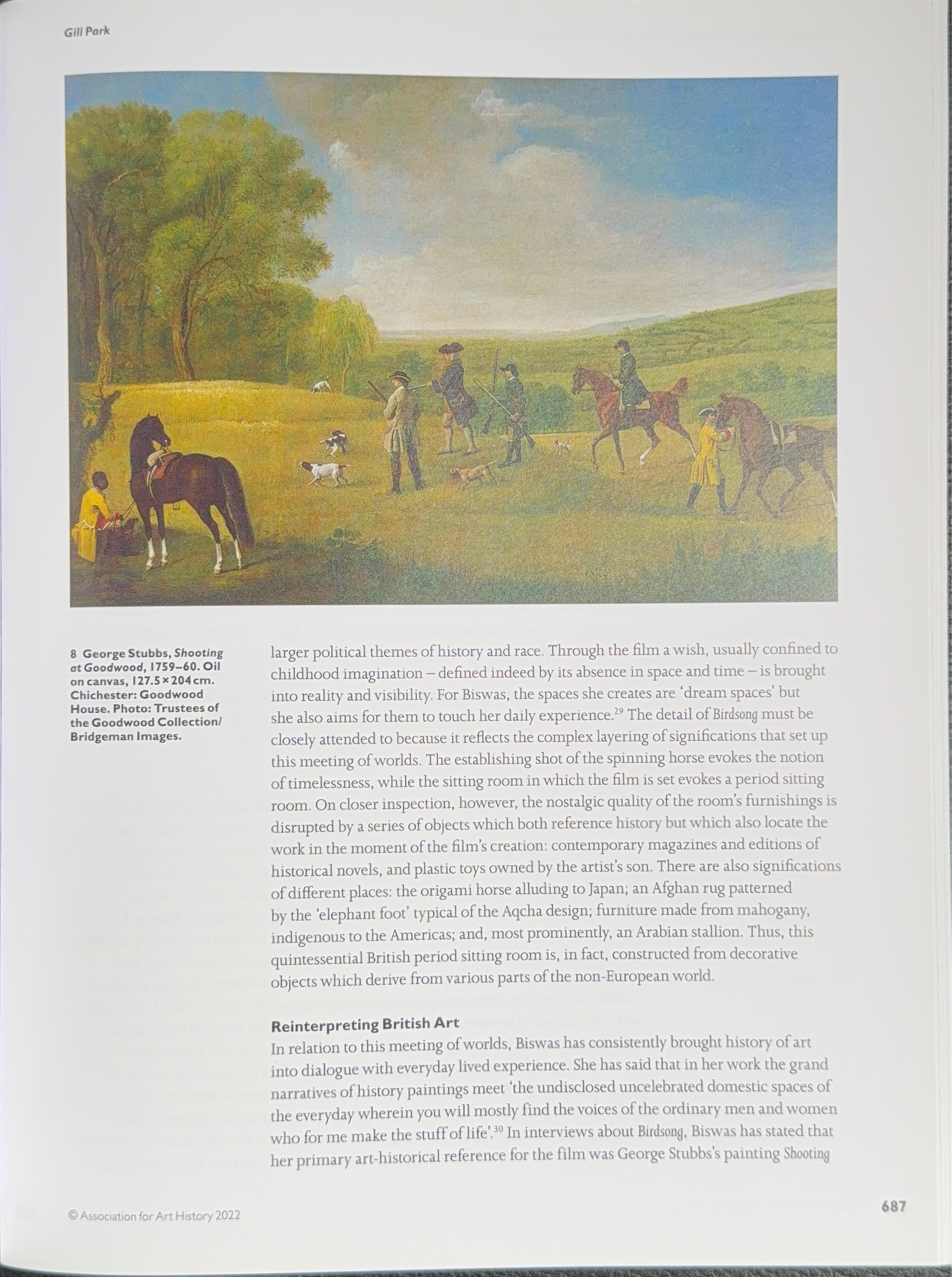 Art History: British Art and the Global.  15